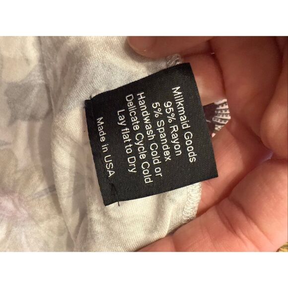 Milkmaid Goods Multicolor Daisy Floral Print Boho Muslin Swaddle Wrap Blanket - Picture 4 of 4